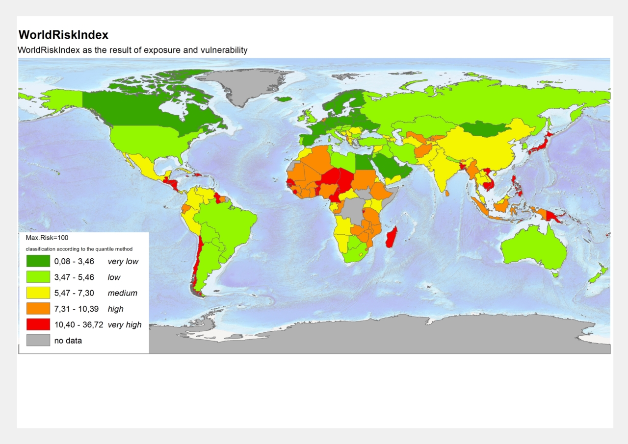WHO publishes World Risk Index?